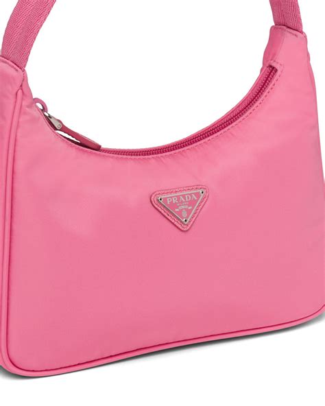 prada pink tessuto re-edition 2000 mini bag|prada re edition 2000.